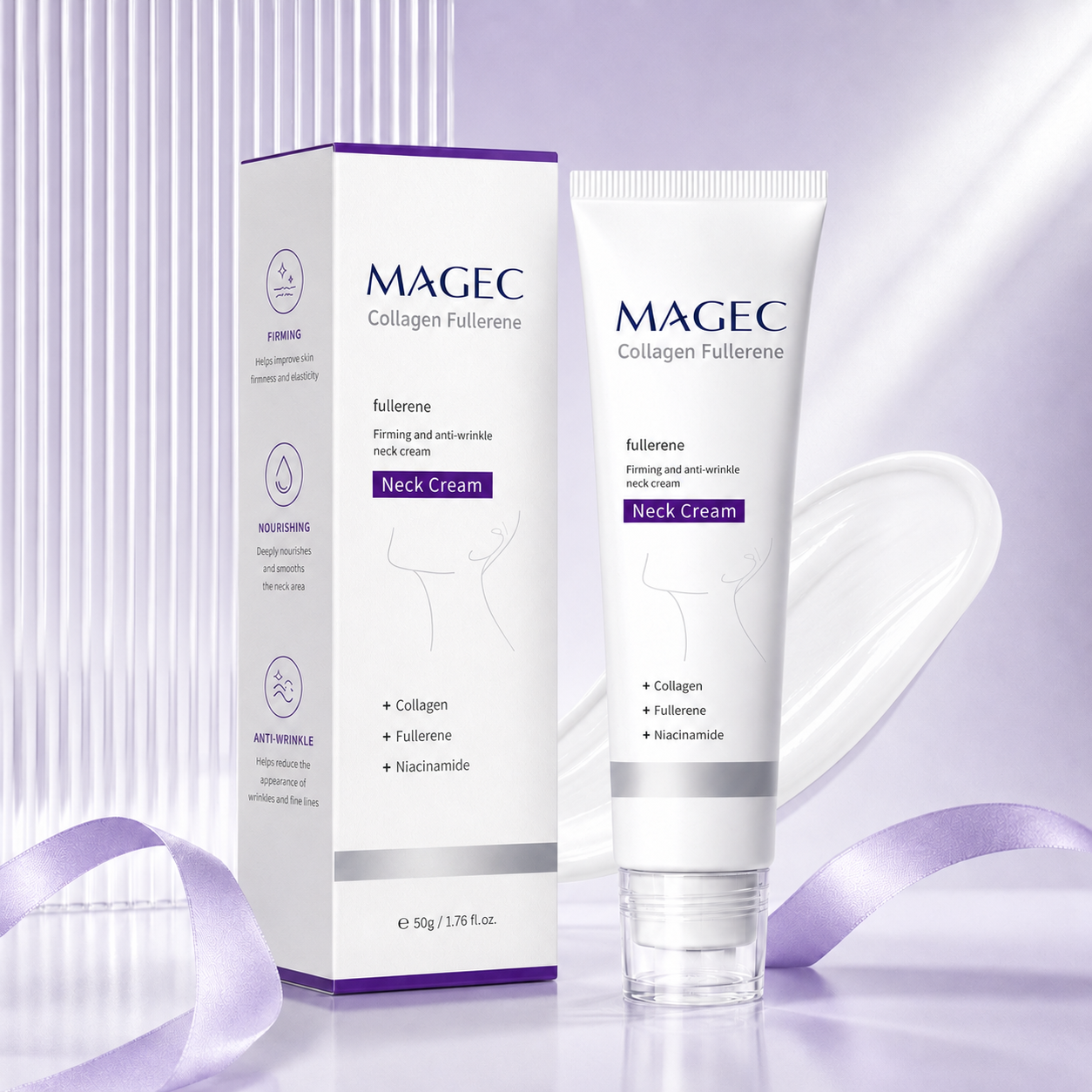 🧠👩🔬 MAGEC Collagen Fullerene All-Over Wrinkle-Lift Tightening Cream – For Face, Neck & Body – Last Day Promotion