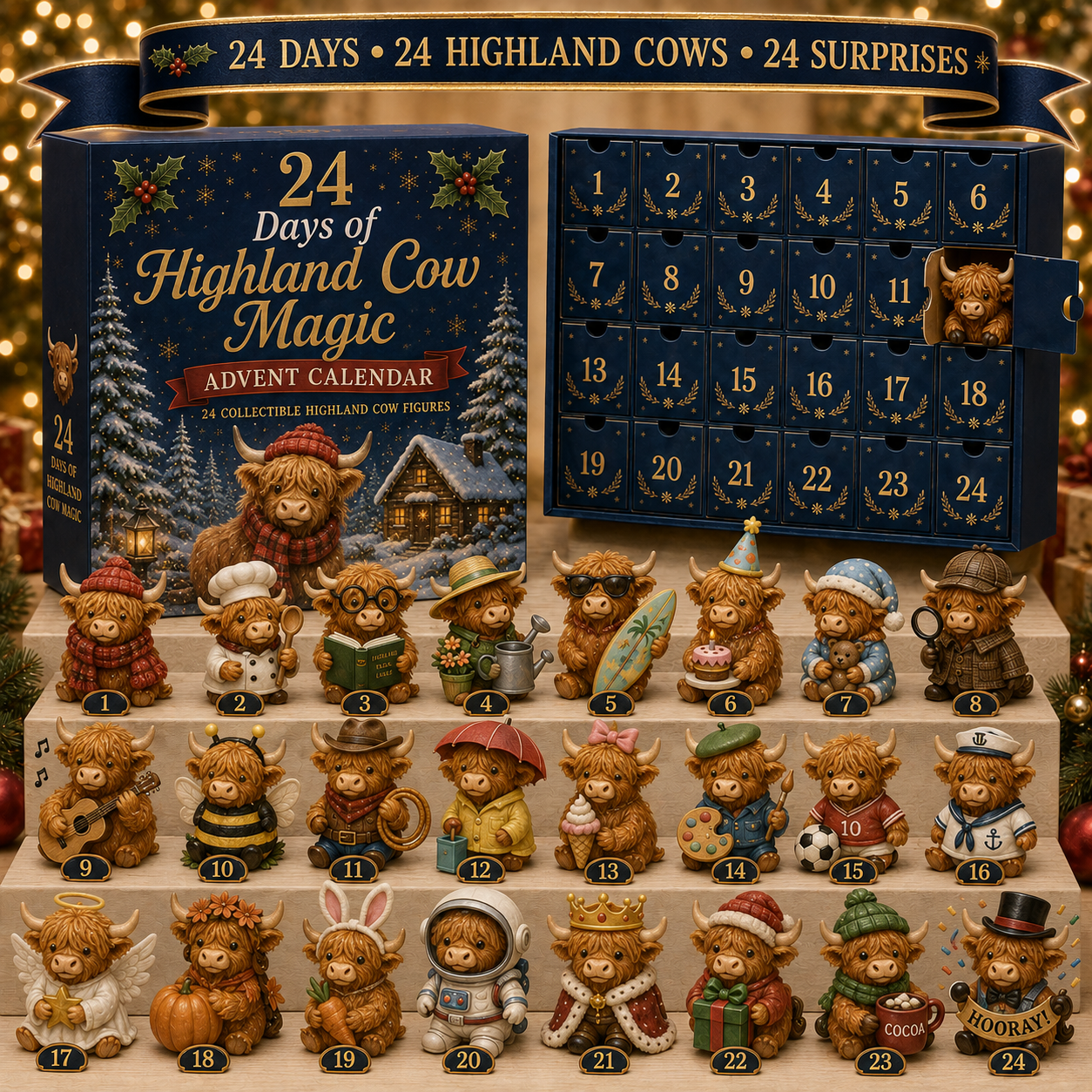 🐮 24 Days of Highland Cow Advent Calendar