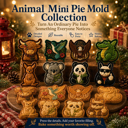 🥧 Animal Mini Pie Mold Collection1111