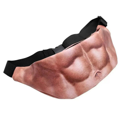 🔥LAST DAY 50% OFF - 😂 Funny Belly Fanny Pack – Realistic Fake Belly Waist Bag