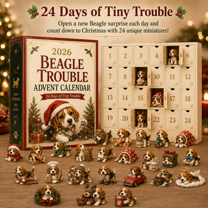 2026 Beagle Trouble Advent Calendar 🐶🎄 – 24 Days of Beagle Mischief