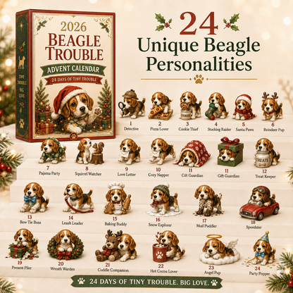 2026 Beagle Trouble Advent Calendar 🐶🎄 – 24 Days of Beagle Mischief