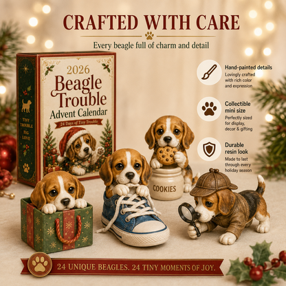 2026 Beagle Trouble Advent Calendar 🐶🎄 – 24 Days of Beagle Mischief