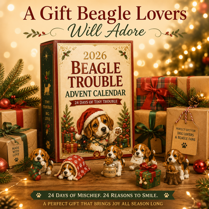 2026 Beagle Trouble Advent Calendar 🐶🎄 – 24 Days of Beagle Mischief