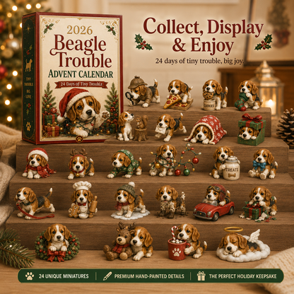 2026 Beagle Trouble Advent Calendar 🐶🎄 – 24 Days of Beagle Mischief