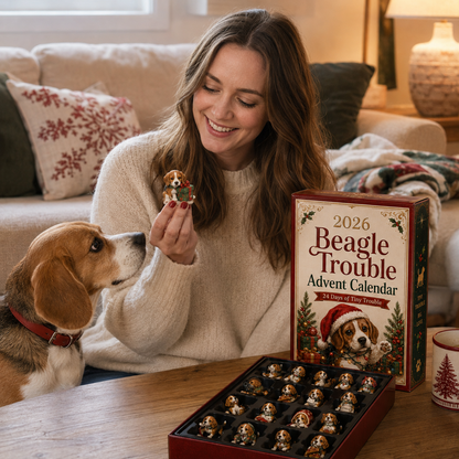 2026 Beagle Trouble Advent Calendar 🐶🎄 – 24 Days of Beagle Mischief