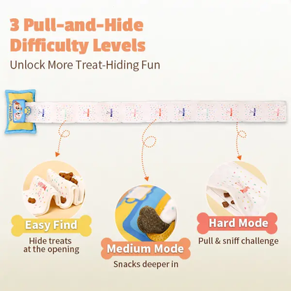 Pet Balloon Snuffle Dog Toy Durable No-Stuffing Wet-Wipe Style Treat Pockets Double Squeakers Extra-Long Tug Design Interactive Pet Balloon Puzzle for All Dog Sizes dog toys squeaky noise dog accessories dog products omega bite dog targetpet corrector tik