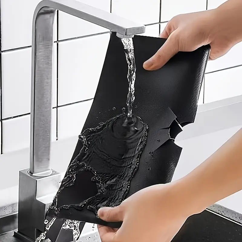 🔥LAST DAY 50% OFF - 🥘 Reusable Gas Stove Burner Liners♻️ (Set of 4)
