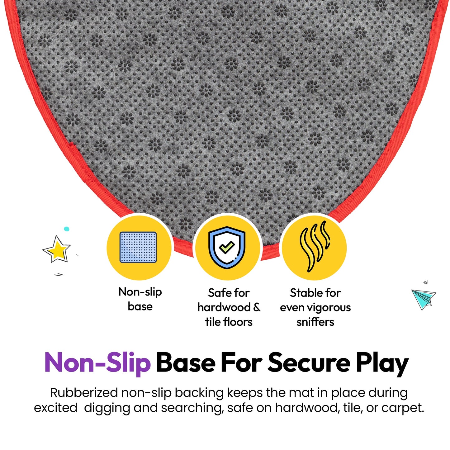 Snuffle Mat for Natural Nose Work & Mental Stimulation