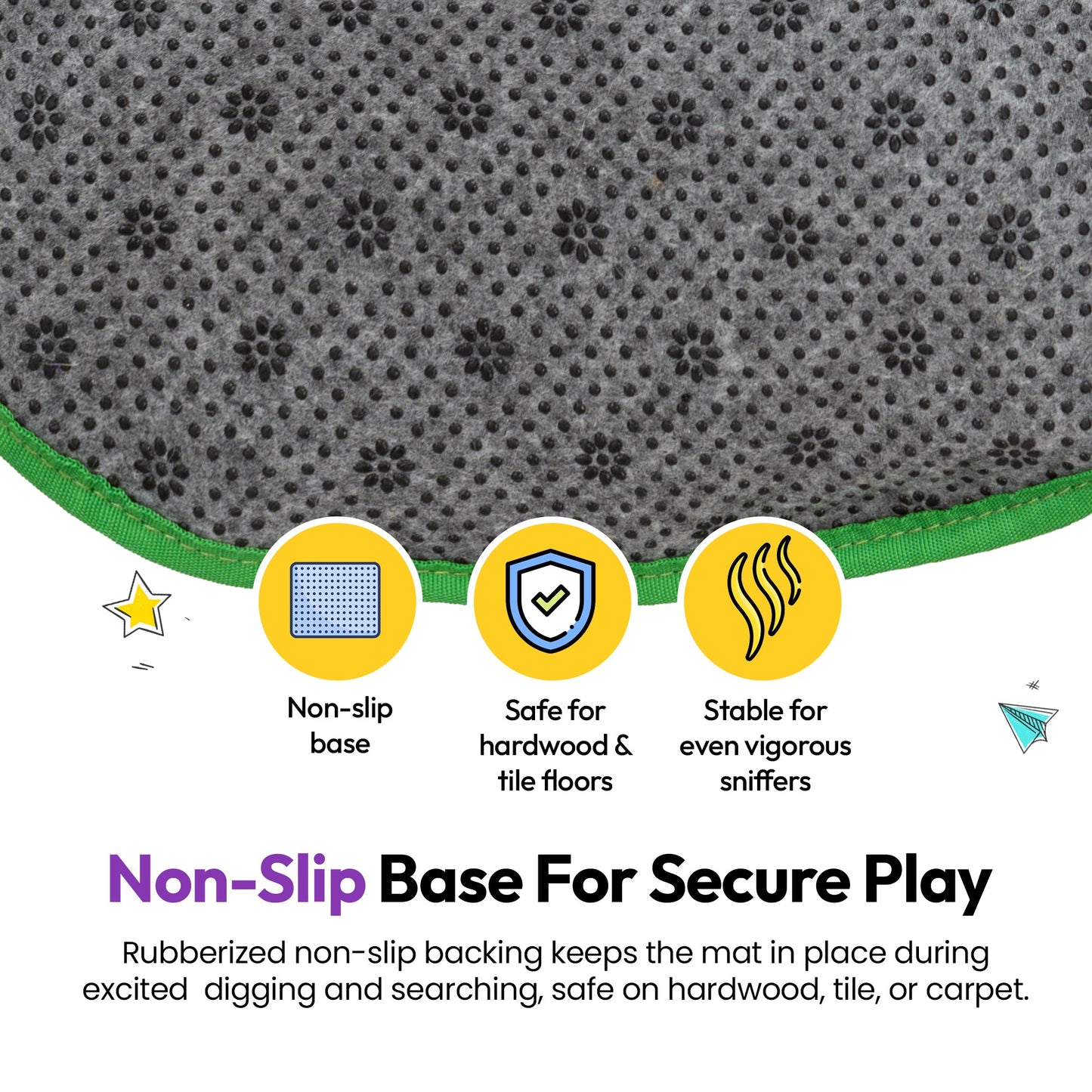 Snuffle Mat for Natural Nose Work & Mental Stimulation