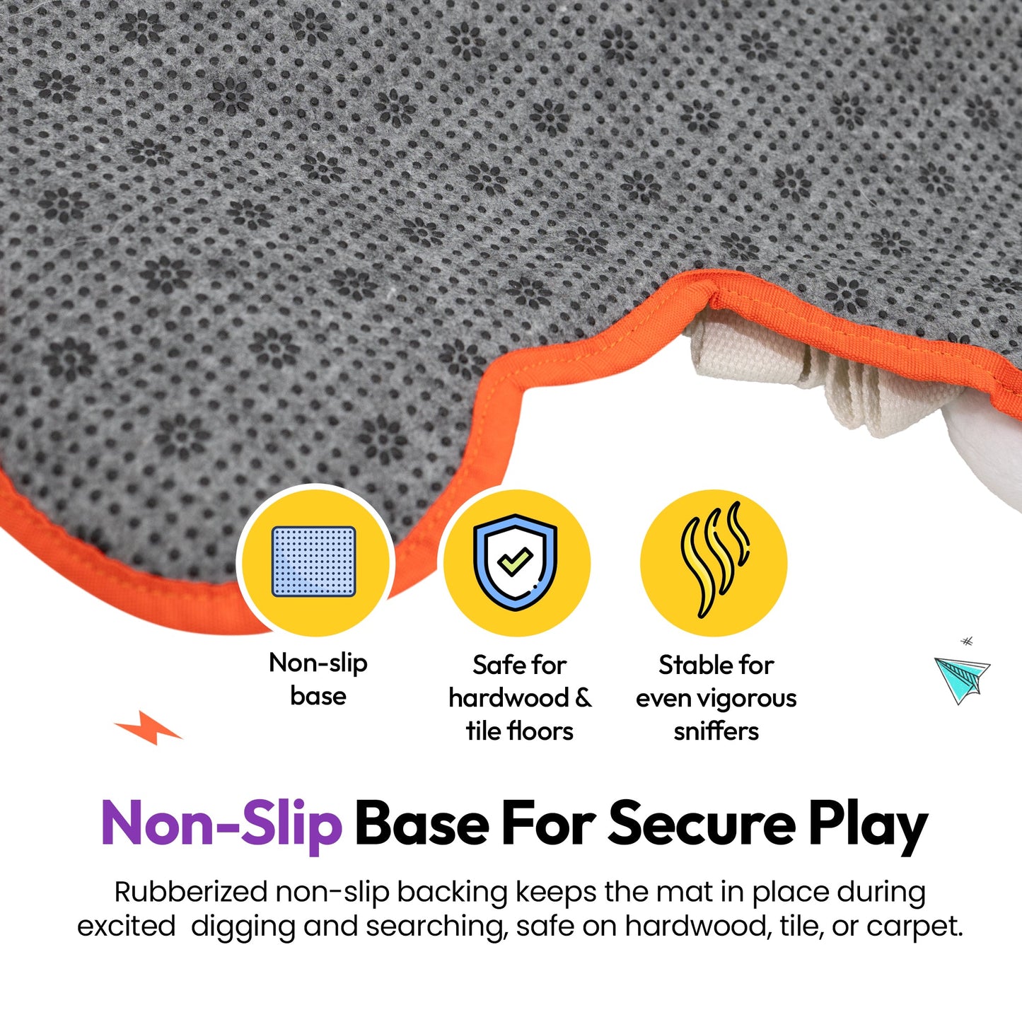 Snuffle Mat for Natural Nose Work & Mental Stimulation