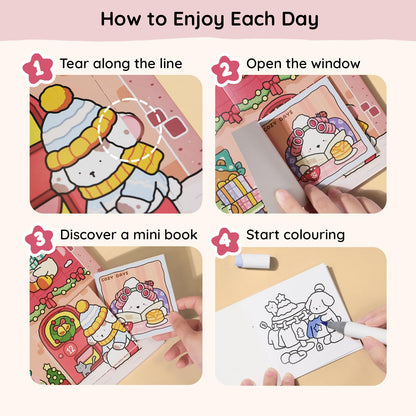 Christmas Coloring Book Advent Calendar