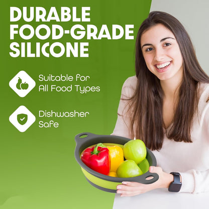 4-Pack Collapsible Colanders