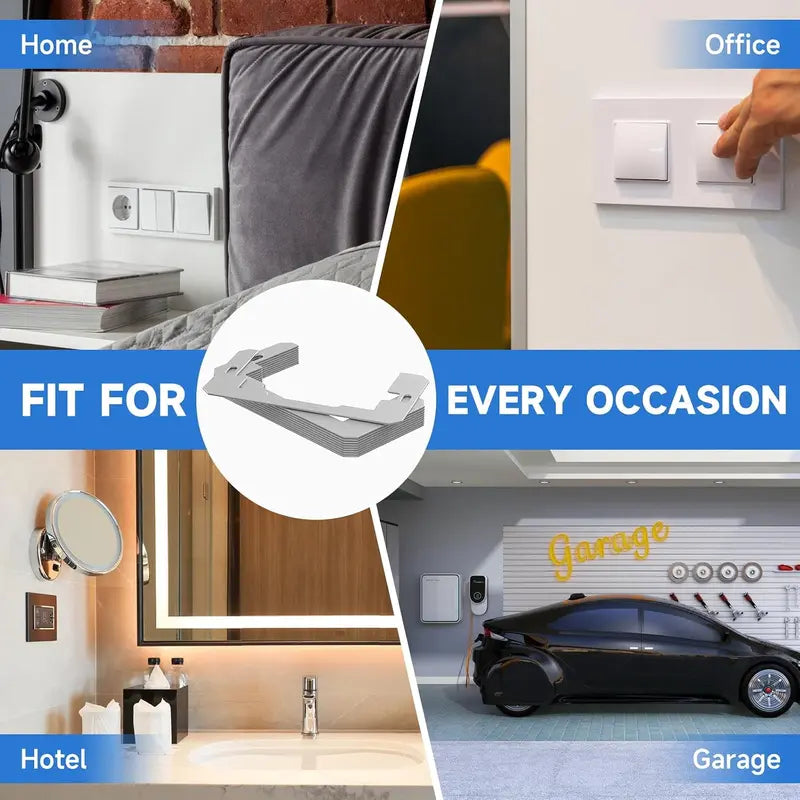 🛠 Outlet Repair Spacers – Easy Fix for Loose, Crooked & Recessed Outlets