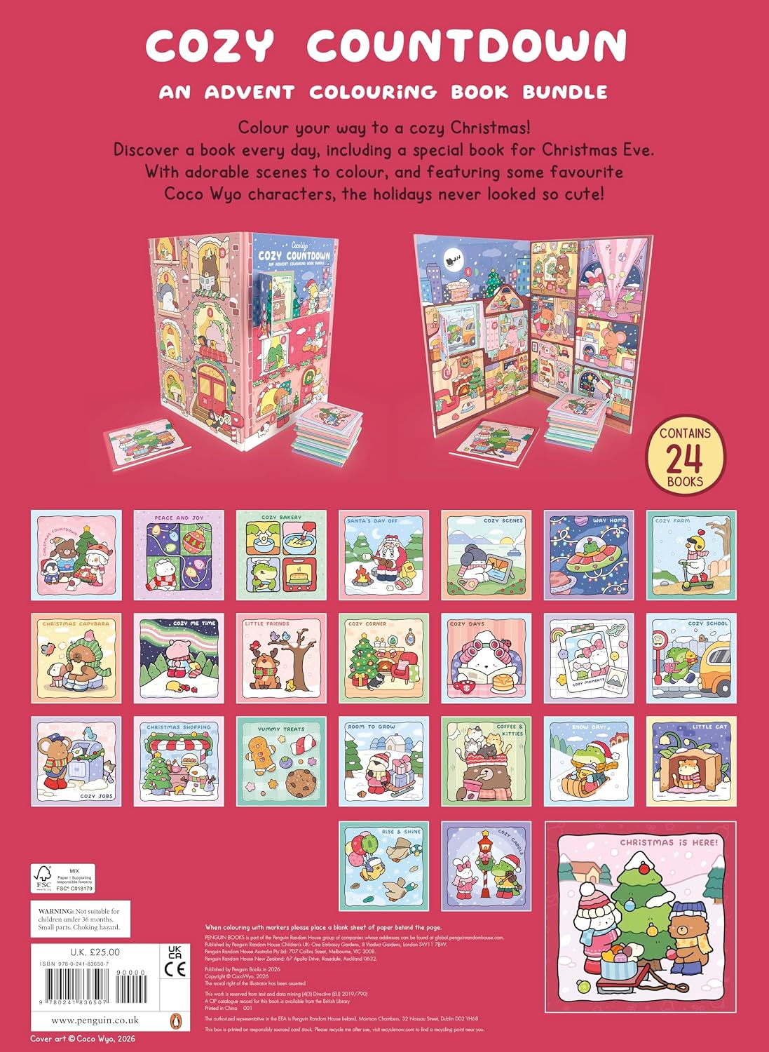 Christmas Coloring Book Advent Calendar