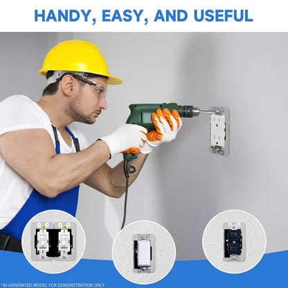 🛠 Outlet Repair Spacers – Easy Fix for Loose, Crooked & Recessed Outlets