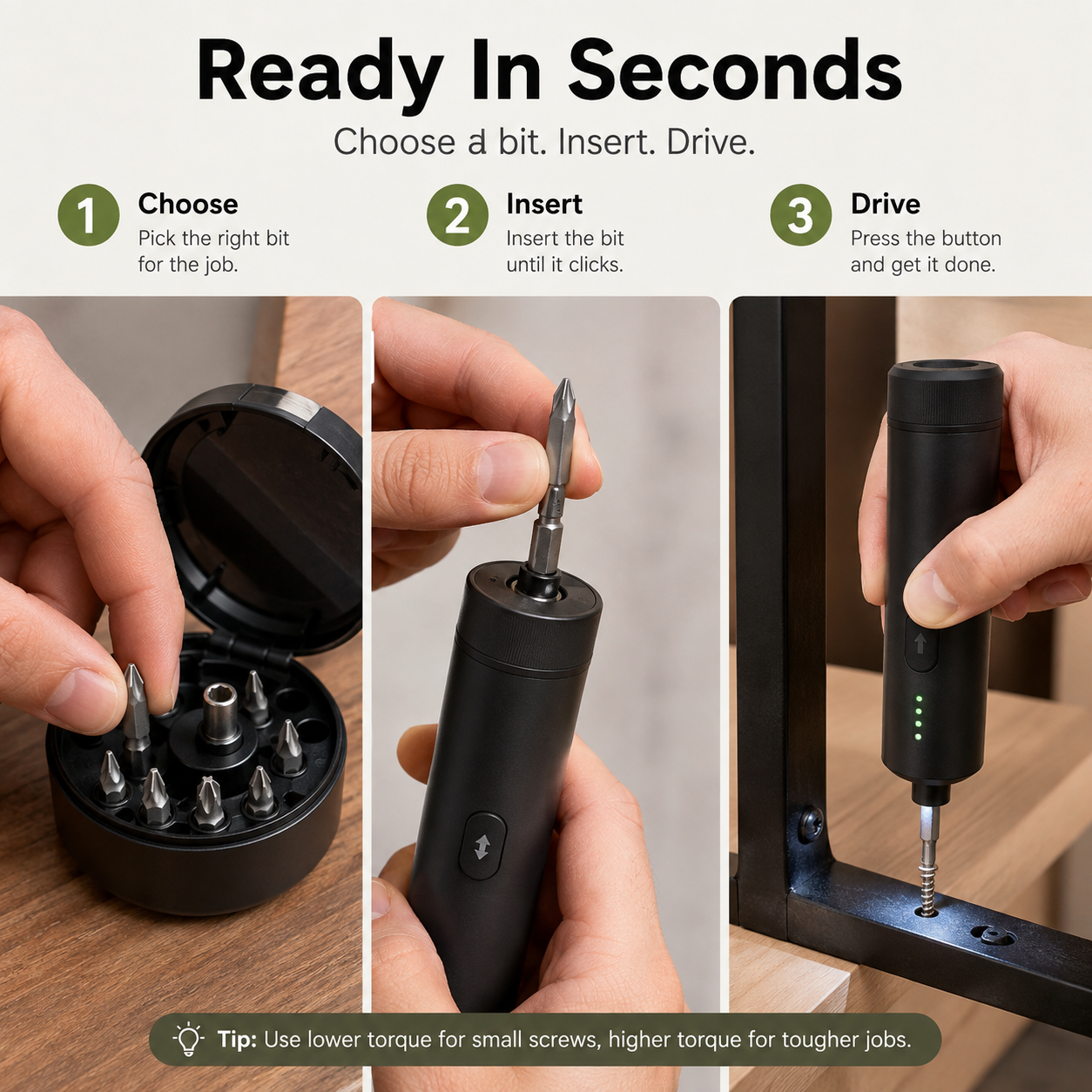 🔧 14-in-1 Rechargeable Electric Screwdriver — Compact Power for Everyday Fixes