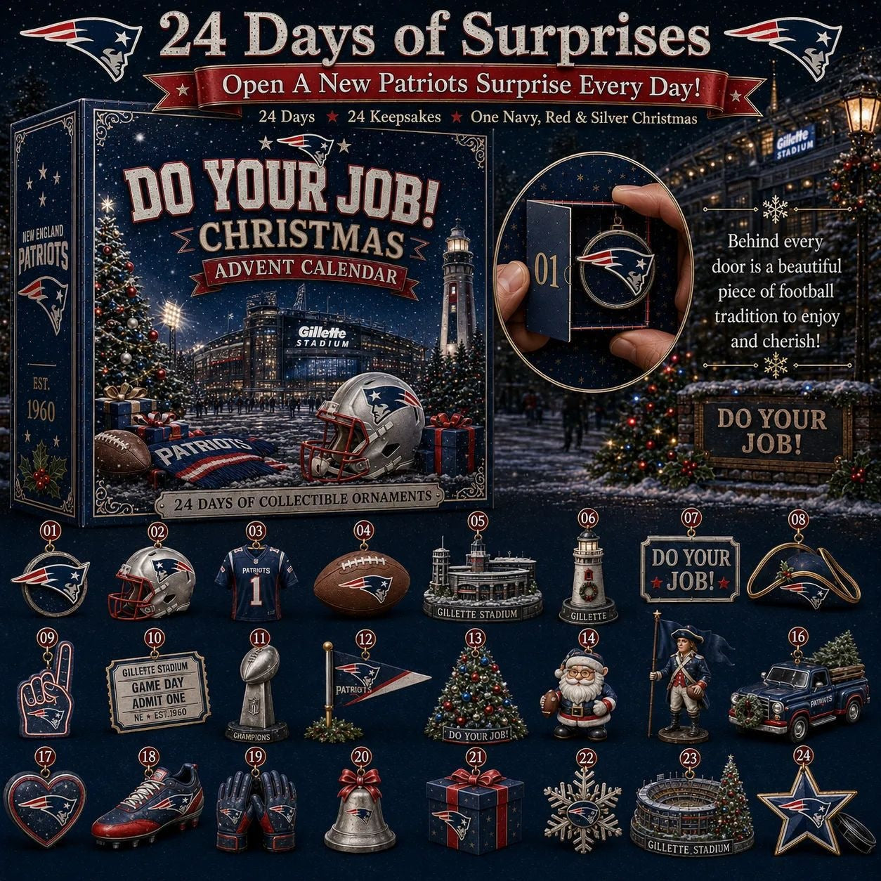 🎄 Just Win, Baby! Football Christmas Advent Calendar