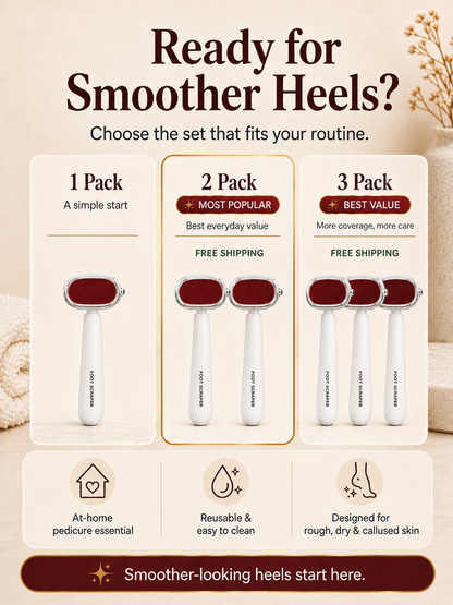 🔥Last Day 50% OFF - Foot Callus Remover for Rough, Dry Heels | At-Home Foot Care