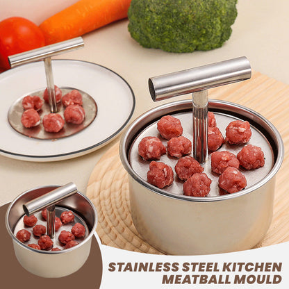 🍝 FAMILY KITCHEN DEAL | Stainless Steel Meatball Press – Make Uniform Meatballs for Pasta, Dinner & Meal Prep