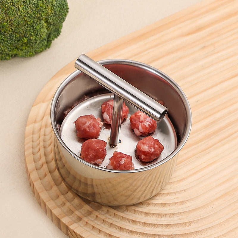 🍝 FAMILY KITCHEN DEAL | Stainless Steel Meatball Press – Make Uniform Meatballs for Pasta, Dinner & Meal Prep