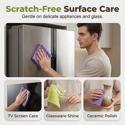 🔥Last Day 50% OFF - 20‑Pack Multipurpose Reusable Tear‑Off Cleaning Cloth Roll 🧽✨
